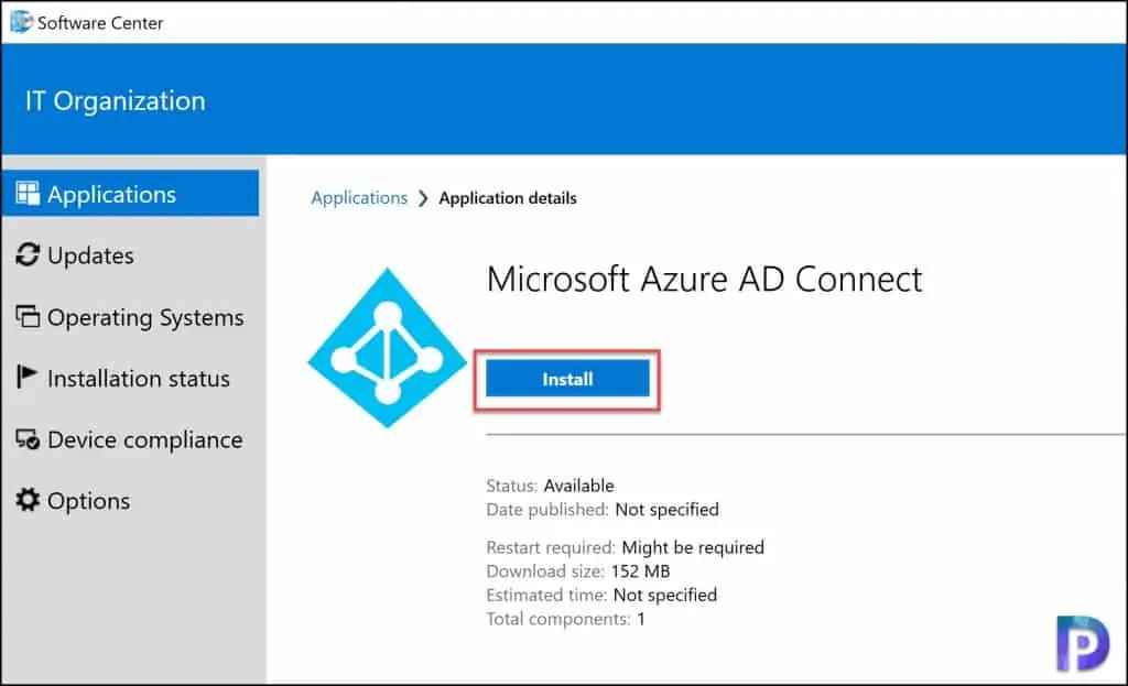 Install Azure AD connect