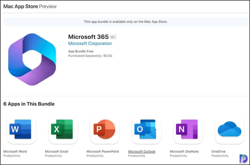 Microsoft 365 Apps for Mac