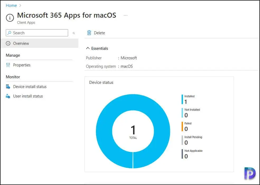 Monitor Microsoft M365 Apps Deployment for MacOS