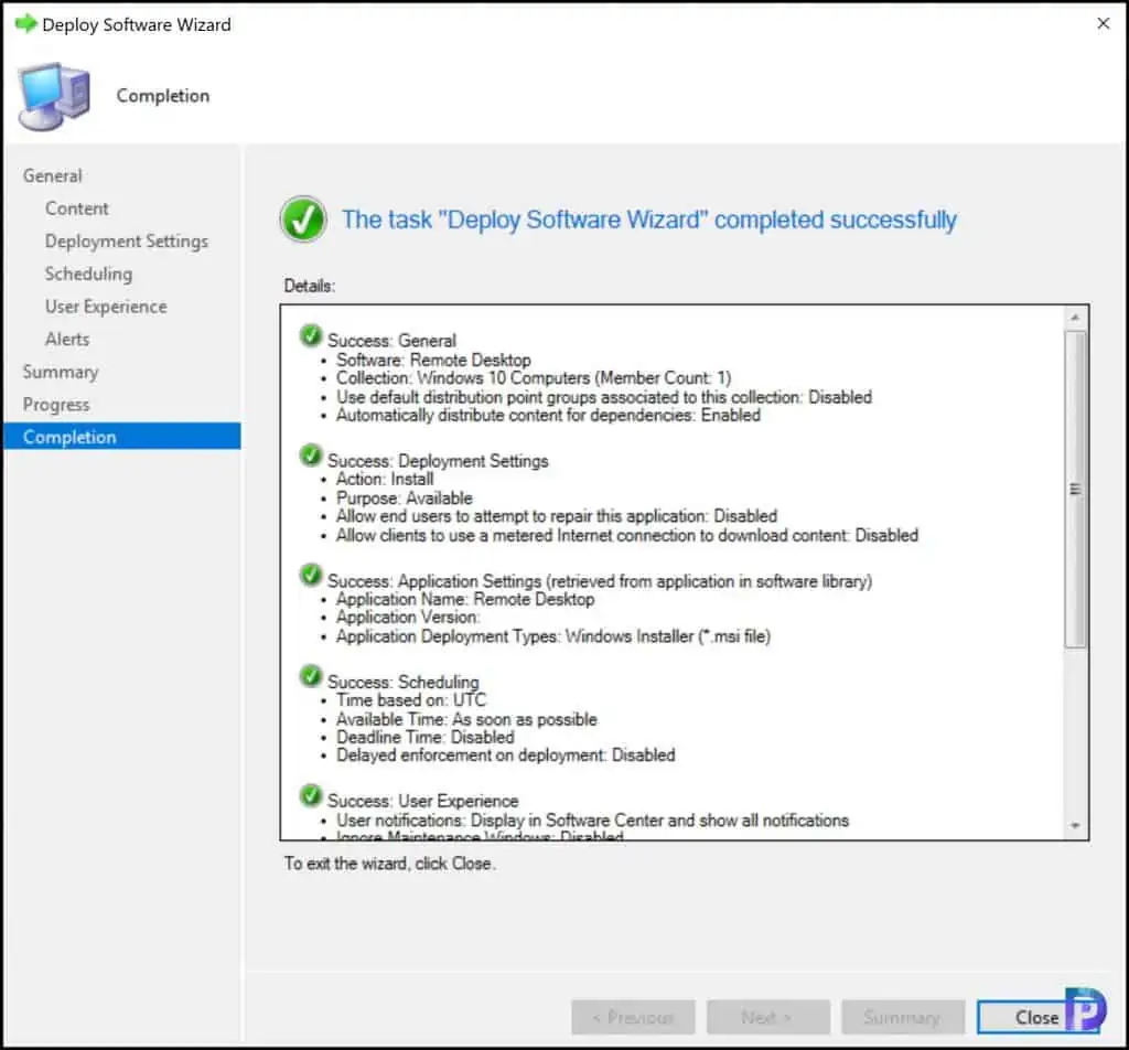 Deploy Remote Desktop Client using SCCM