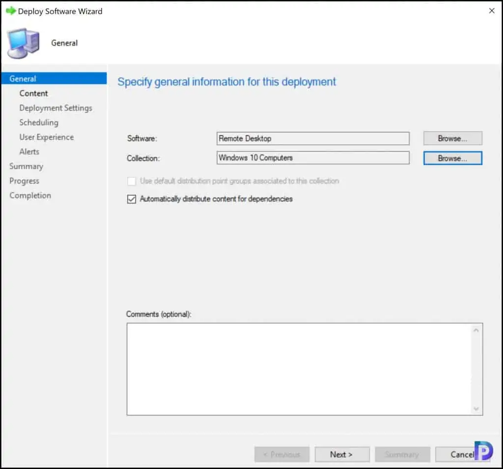 Deploy Remote Desktop Client using SCCM