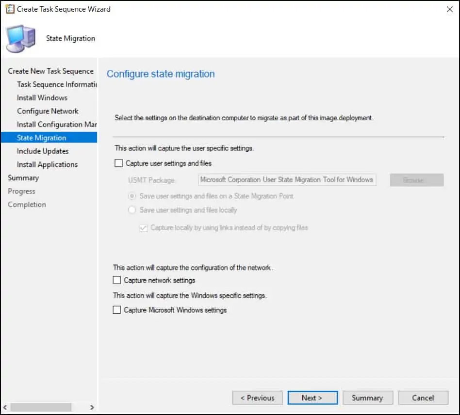 Create Task Sequence - Deploy Windows 10 21H2 using SCCM