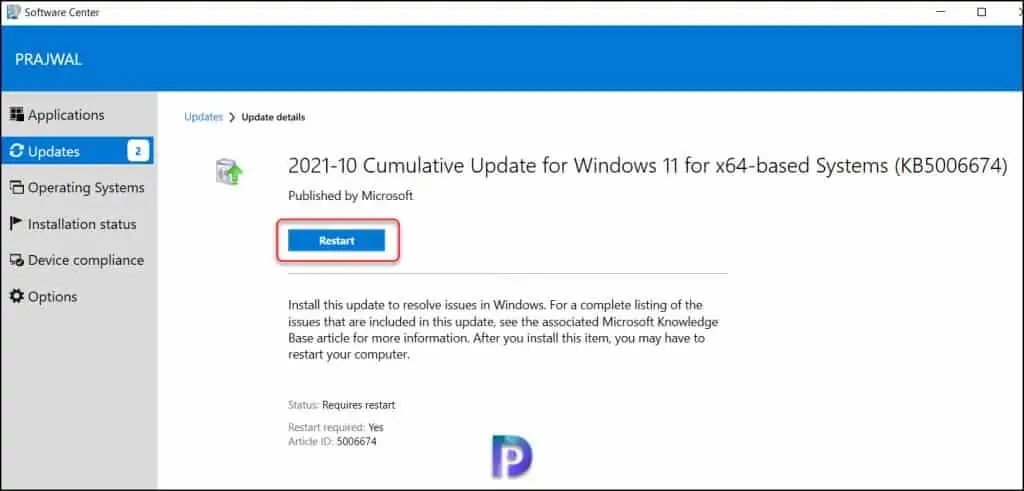 Test the Windows 11 Updates Deployment