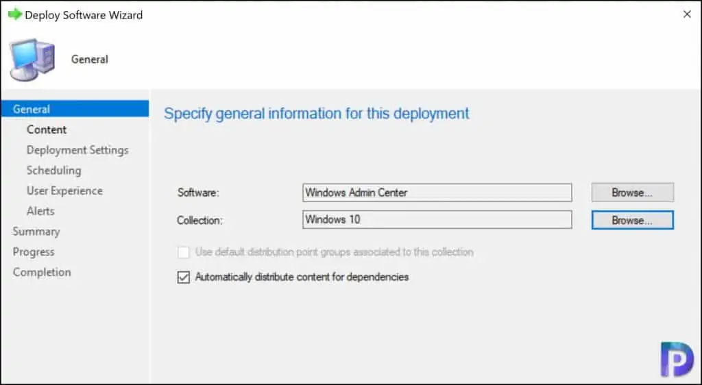 Deploy Windows Admin Center using SCCM