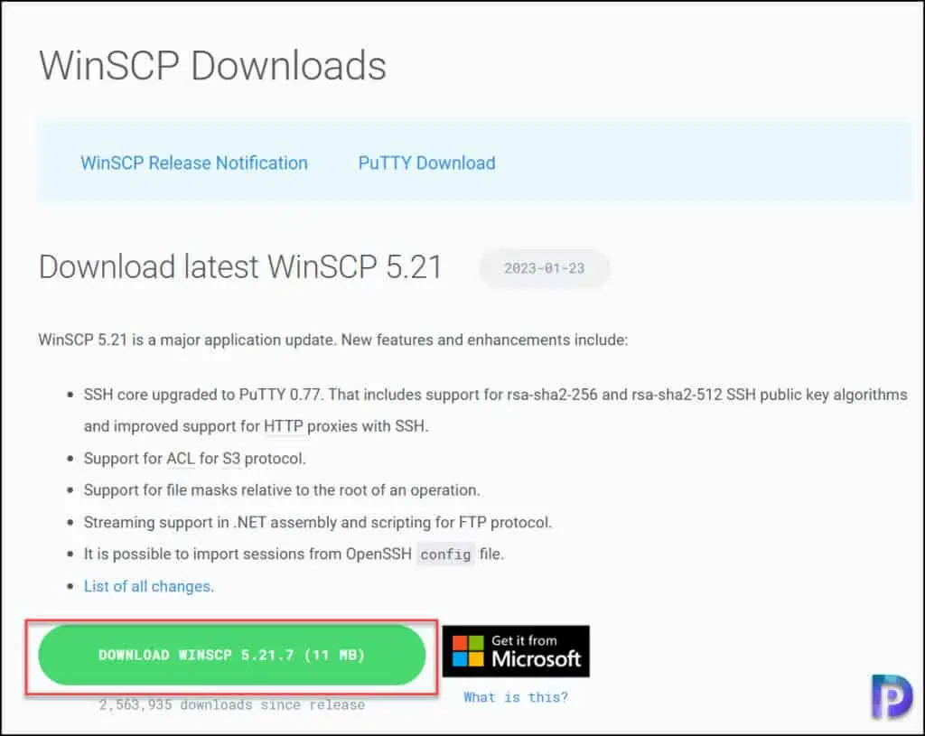 Download WinSCP Installer for Intune