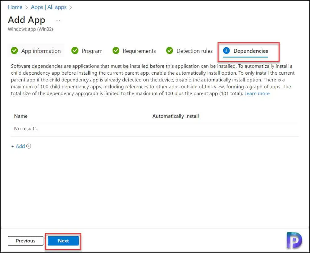 Configure the Dependencies and Supersedence | WinSCP Deployment Using Intune