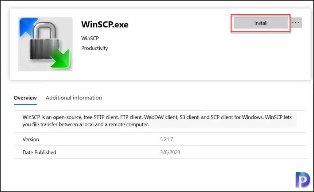 Install WinSCP App using Intune