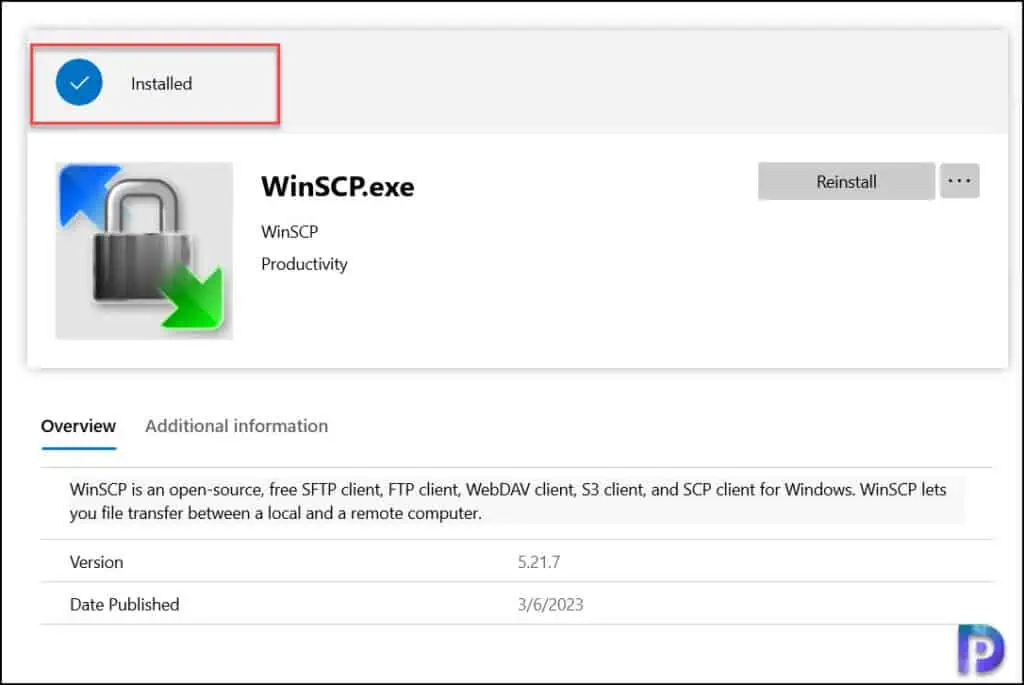 Install WinSCP App using Intune