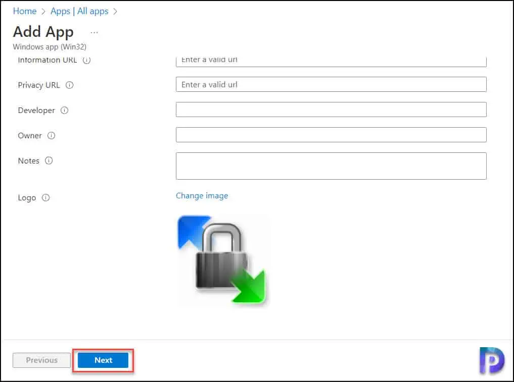 Configure WinSCP App Information