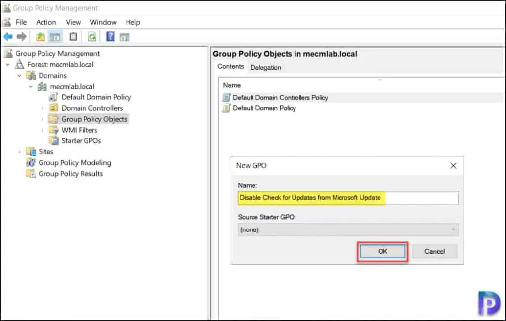 Disable Check for Updates using Group Policy