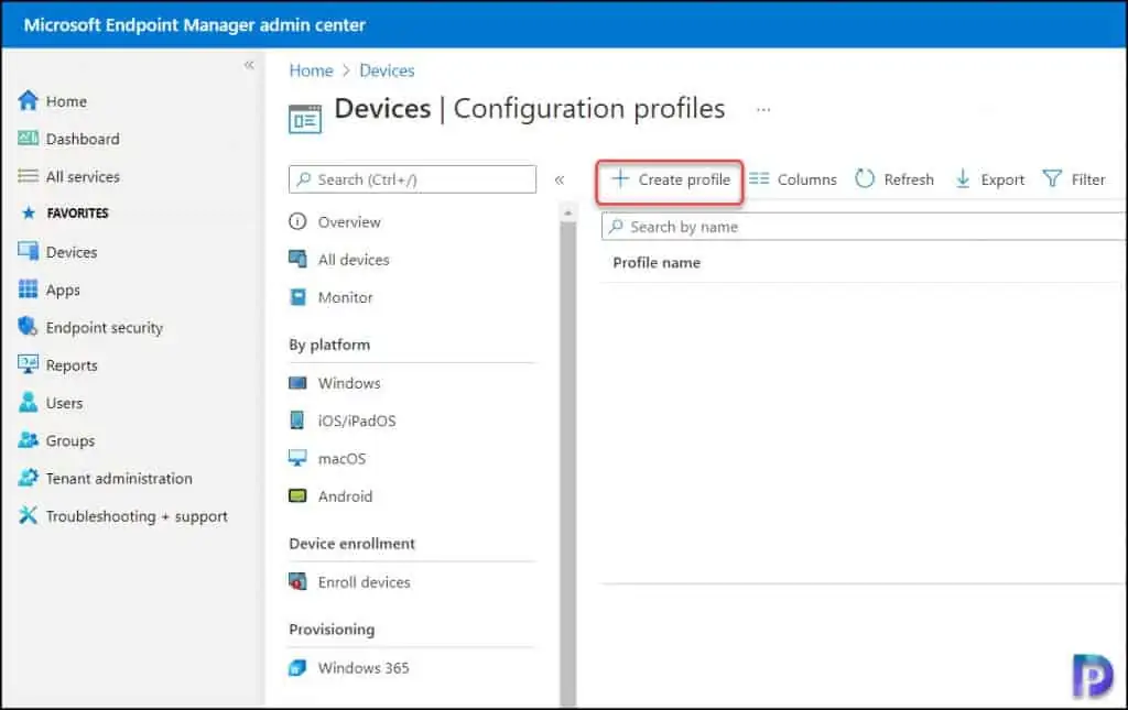 Disable Remote Desktop Access using Intune