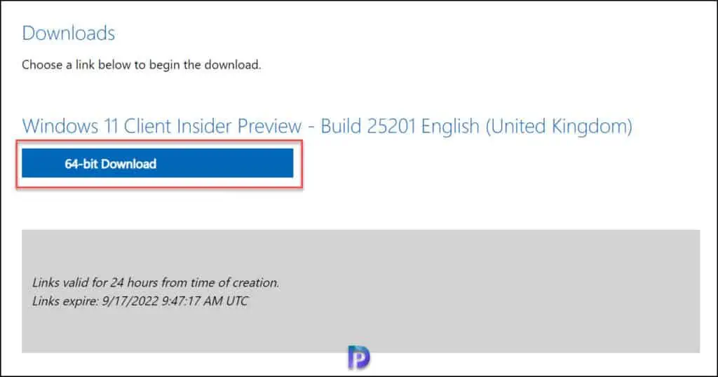 Download Windows Insider Preview ISO