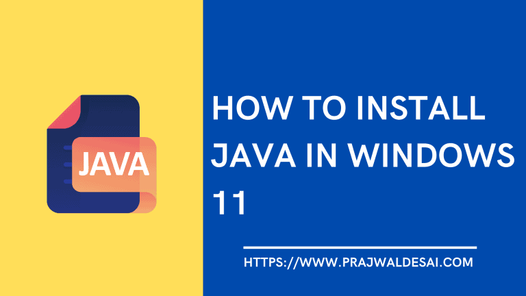 Easy Guide to Install Java on Windows 11