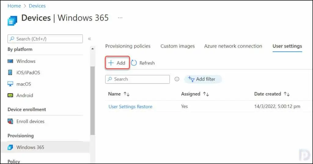 Enable Cloud PC Local Admin Access to User in Windows 365