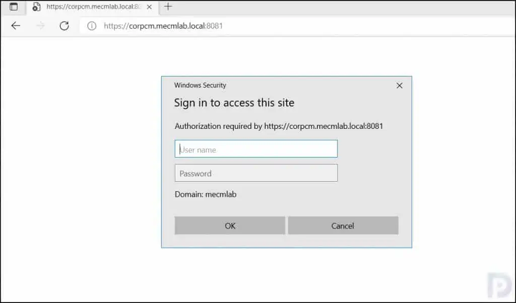 Log in to Windows Admin Center