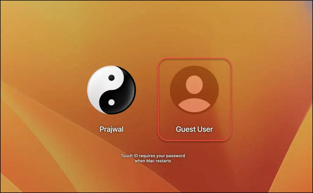 Verify Guest account on macOS Devices