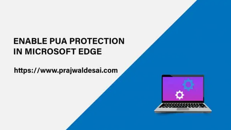 Enable PUA Protection in Microsoft Edge
