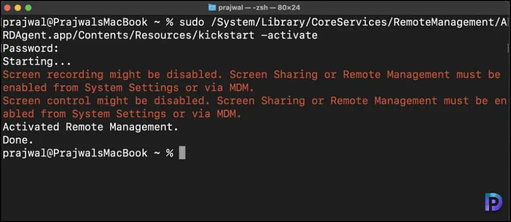 Use a Shell Script to Enable Remote Management on Mac