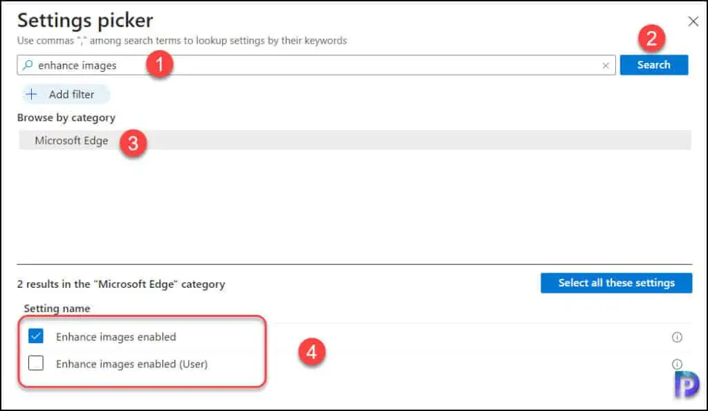 Enhance Images in Microsoft Edge using Intune