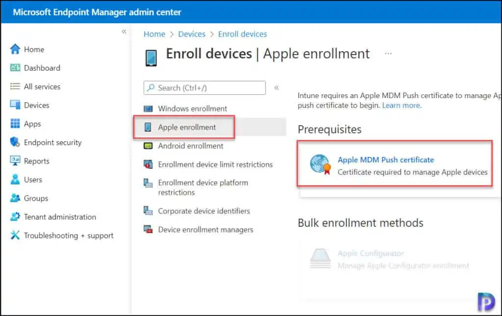 Configure Apple MDM Push Certificate