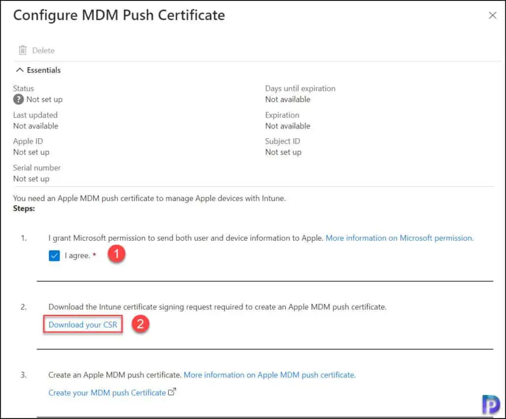 Configure Apple MDM Push Certificate