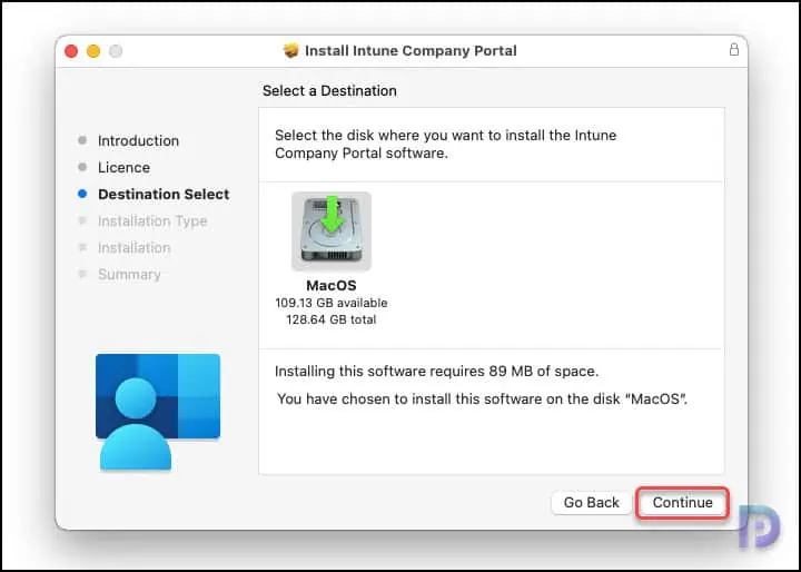 Install Intune Company Portal App for Mac Enrollment