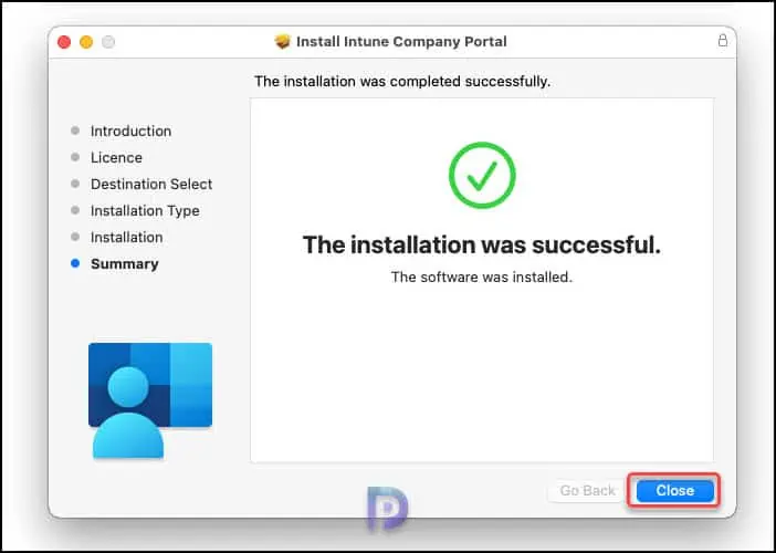 Install Intune Company Portal App for Mac Enrollment