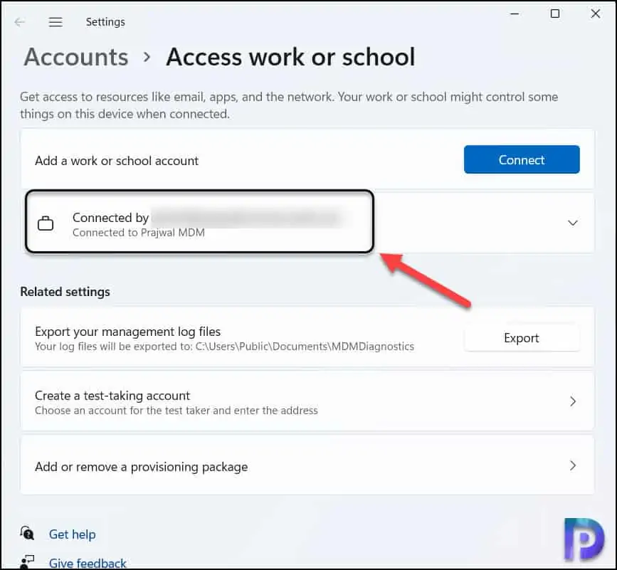 Windows 11 enrollment in Intune using Settings App