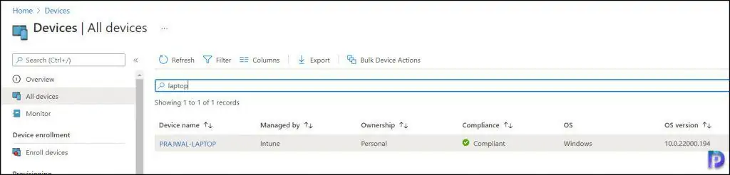 Windows 11 enrollment in Intune