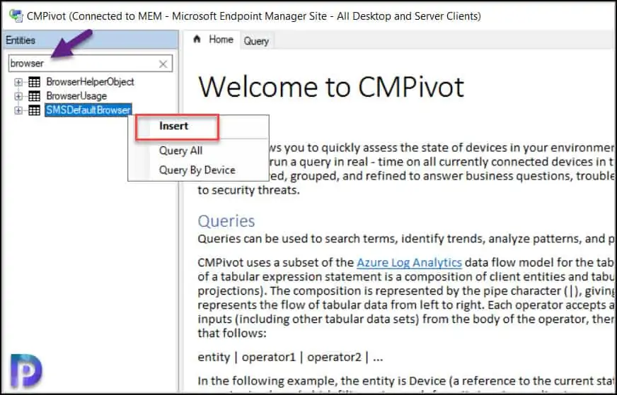 Find Default Browser using SCCM CMPivot