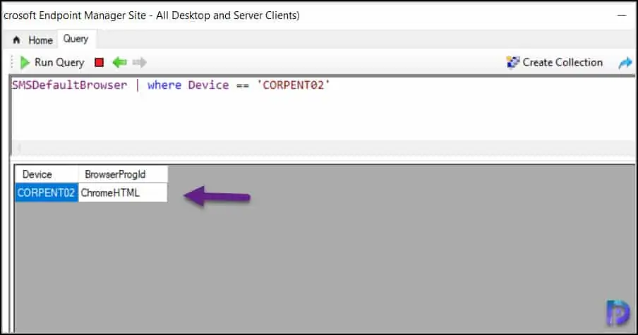 Find Default Browser using SCCM CMPivot