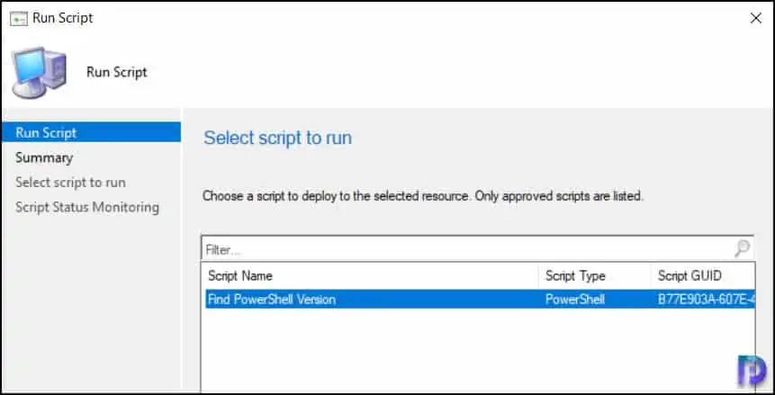 Find PowerShell Version using SCCM Scripts