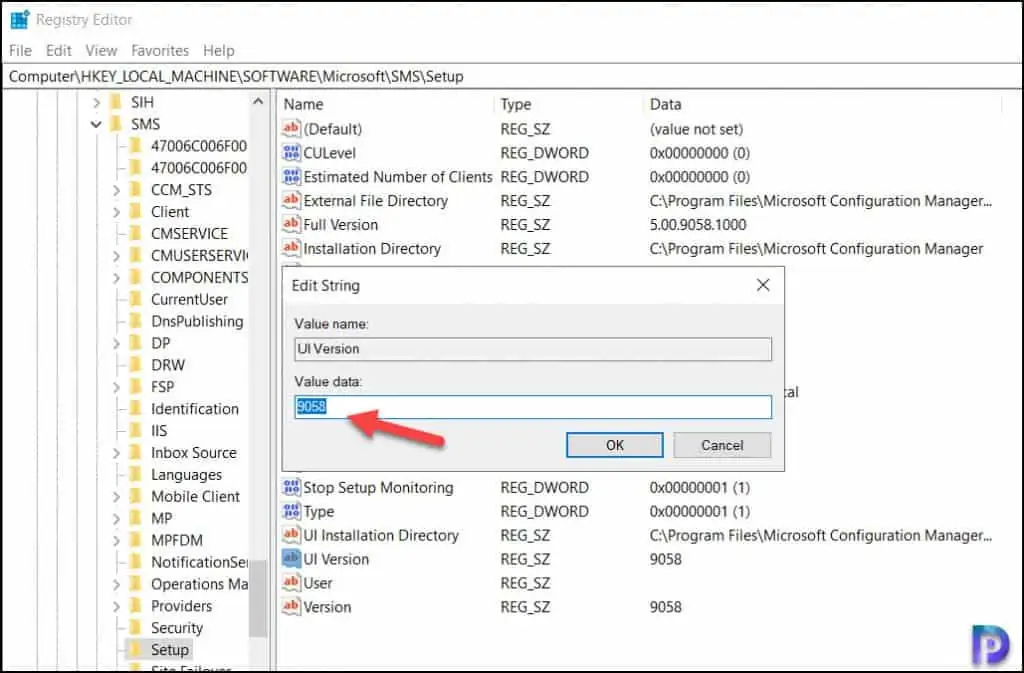 Find SCCM Build Numbers using Registry