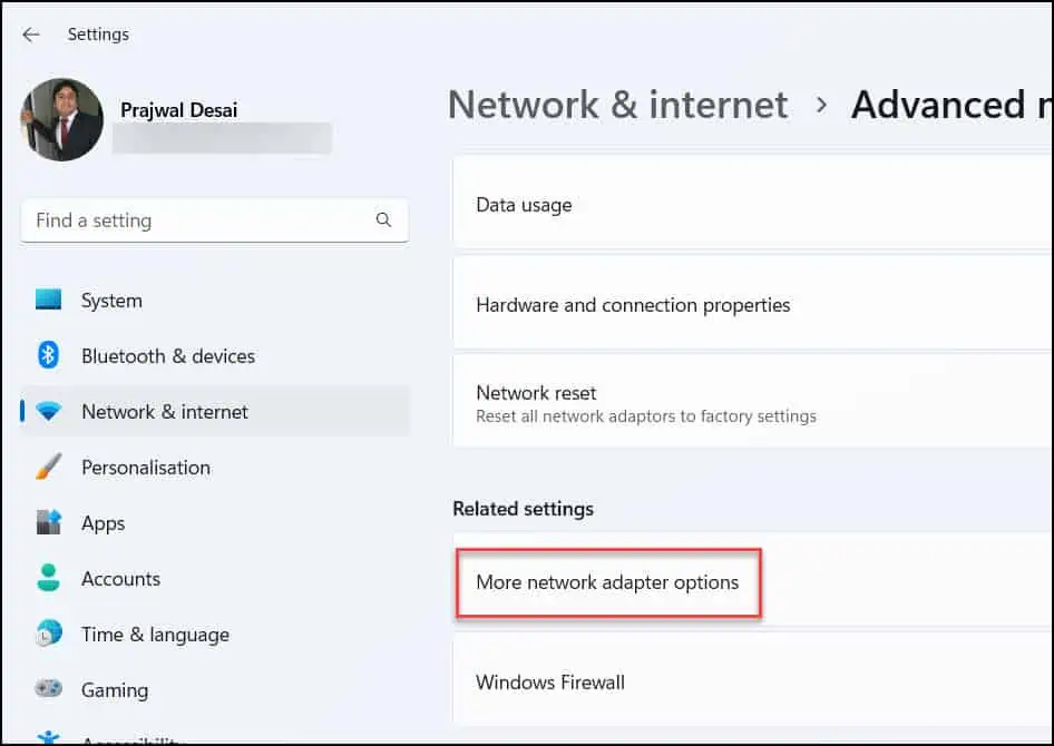 Find Wi-Fi password on Windows 11