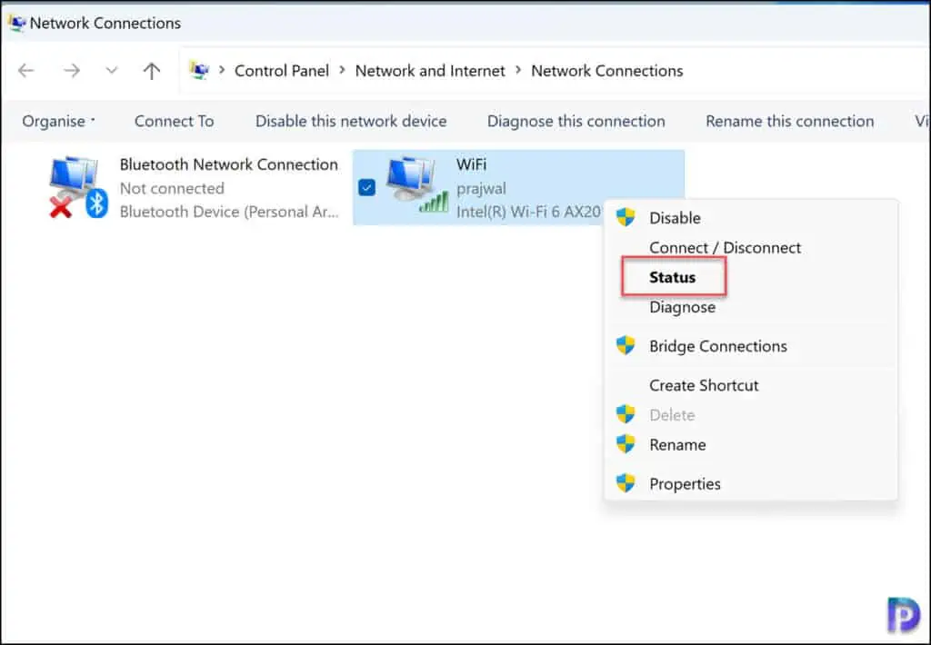 Find Wi-Fi password on Windows 11