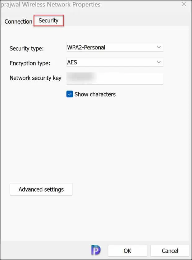 Find Wi-Fi password on Windows 11