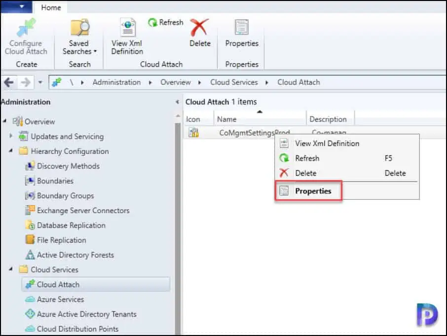 SCCM Co-Management Properties