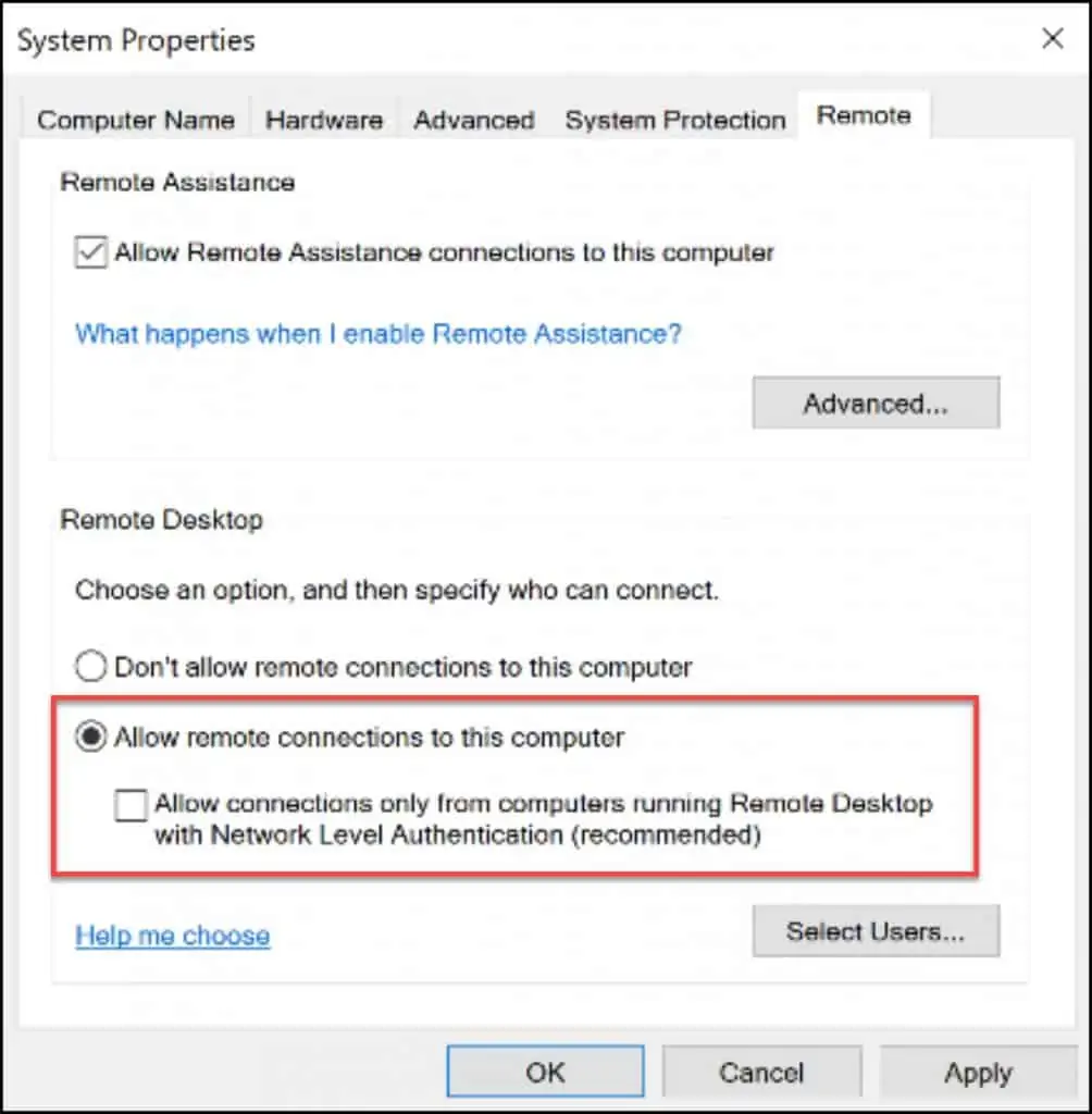 Unable to RDP VM using Azure AD Credentials - Disable Network Level Authentication