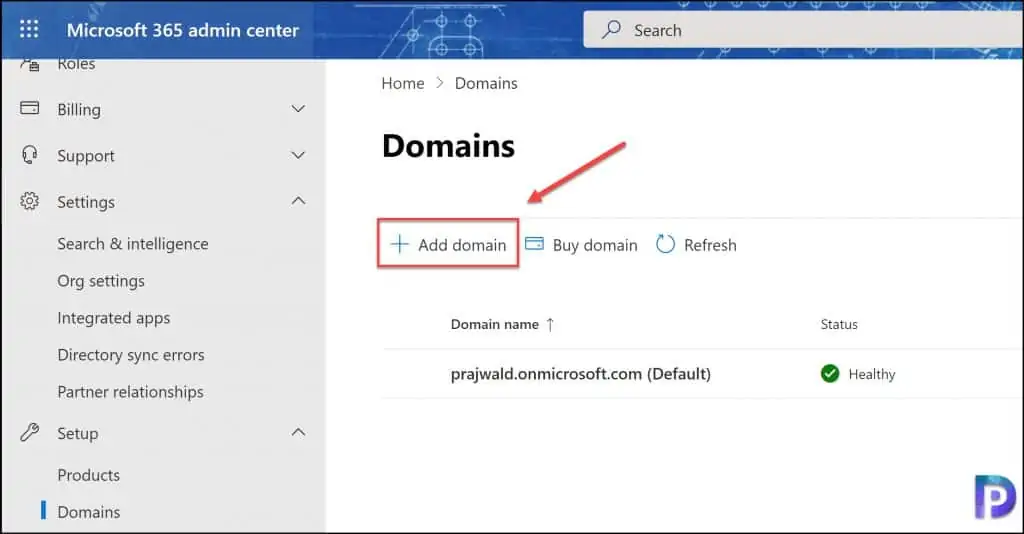 Add New Domain to Microsoft 365