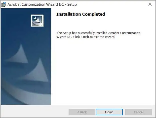 Install Acrobat Customization Wizard DC