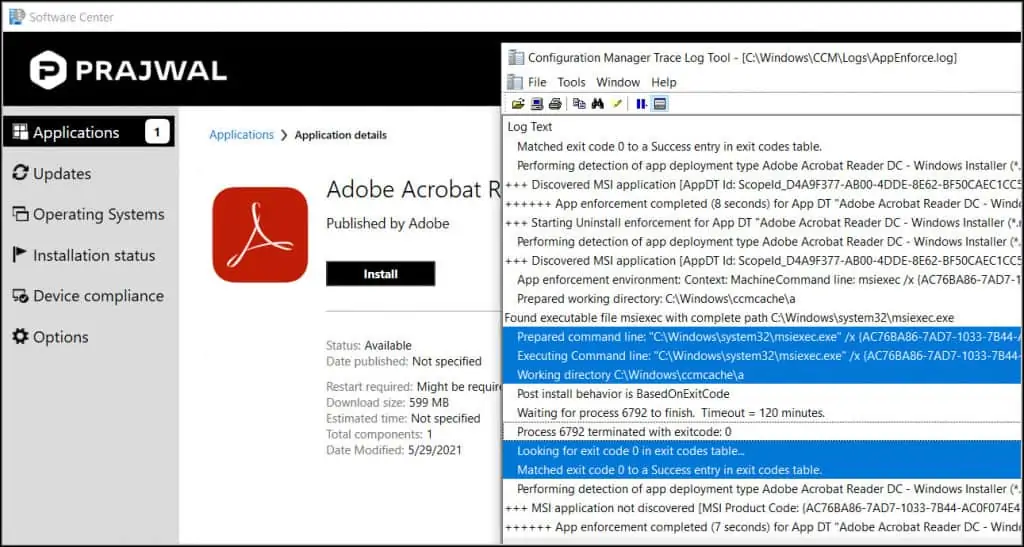 Deploy Adobe Acrobat Reader using SCCM