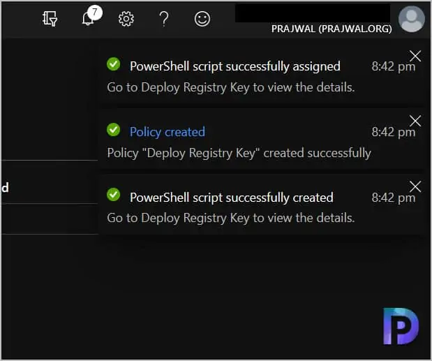 Deploy PowerShell Script Using Intune