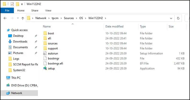 Windows 11 22H2 Setup Files
