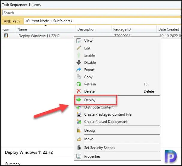 Deploy Windows 11 22H2 using SCCM Task Sequence