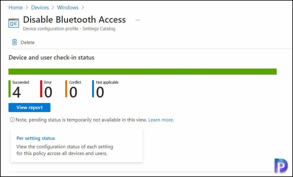 Monitor Device Profiles in Microsoft Intune