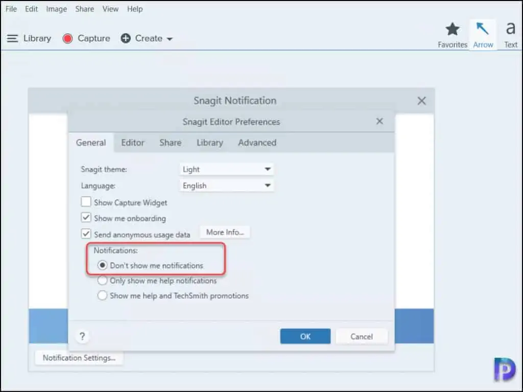 How To Disable Snagit Notifications