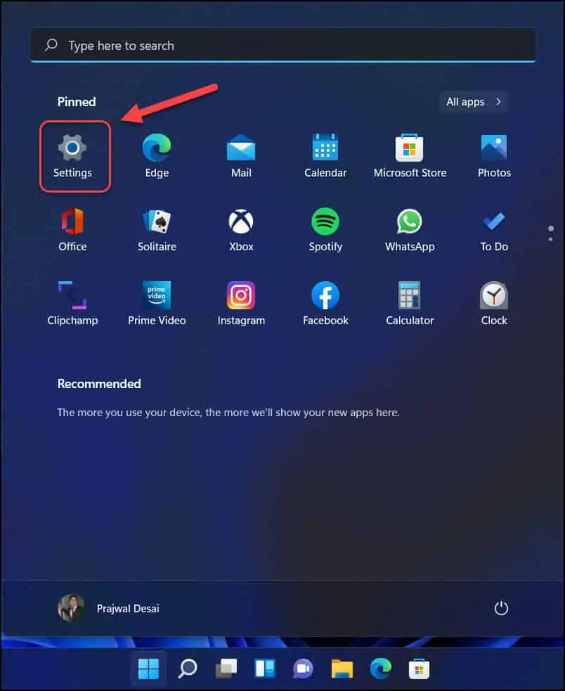 Enable Remote Desktop on Windows 11 from Settings