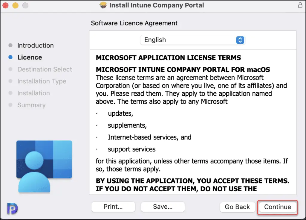 Company Portal Software License Agreement