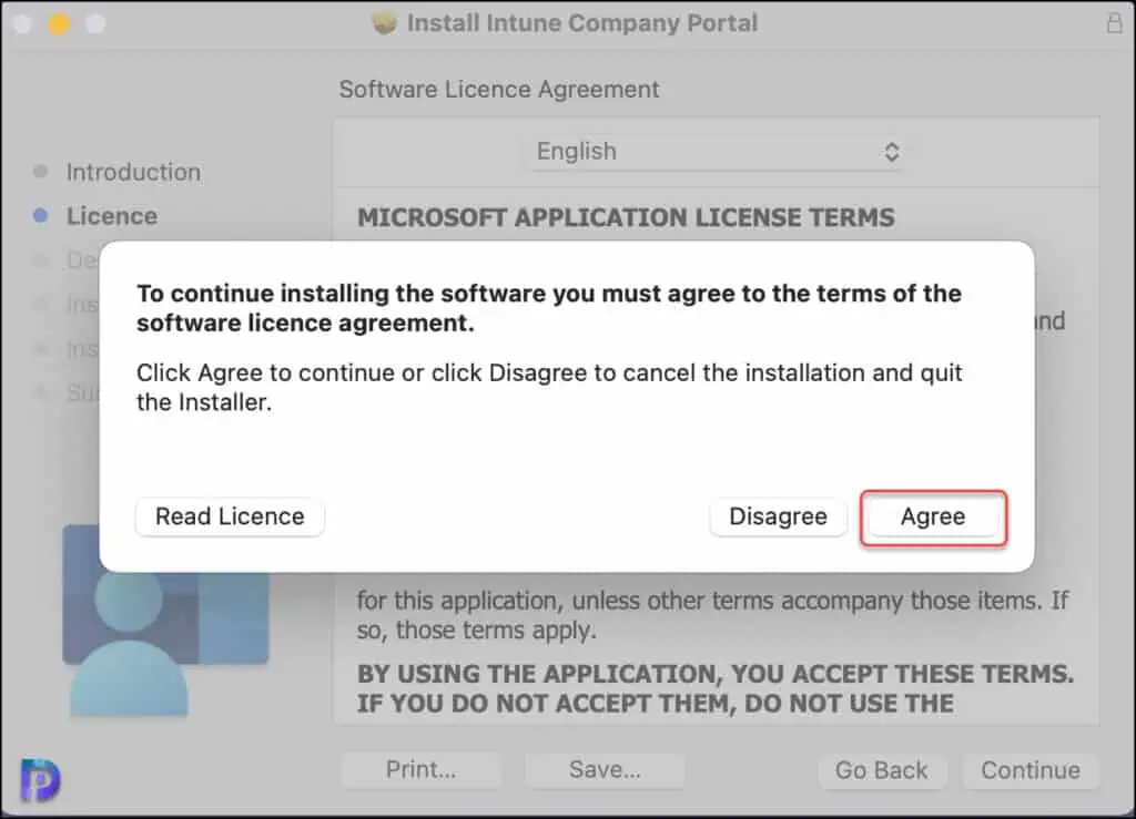 Company Portal Software License Agreement