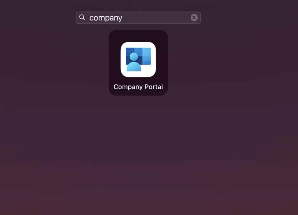 Verify Company Portal App Installation on Mac